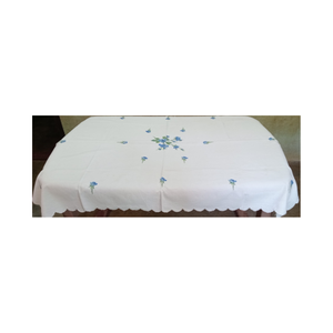 Trendy Private Branded 100% Cotton Embroidered Geometric 60x120 Lightweight Handmade GOTS Certified <b>Table</b> <b>Cloth</b> MOQ Friendly - Product Image 5