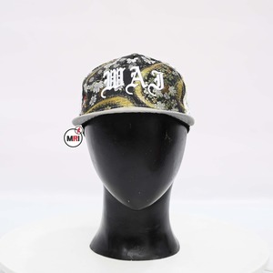 Venta al por mayor de alta calidad de 5 paneles de árbol real de la sublimación Impresión digital deporte sombrero personalizado 3D bordado Logo gorra de béisbol - Product Image 3