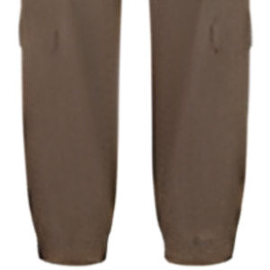 Pantalon de travail décontracté pour femme, en toile 100% coton, taille mi-haute, fermeture à cordon, respirant, séchage rapide, uni - Product Image 3