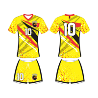 Prix de gros – Tenues de football pour adultes 100 % polyester, respirantes, séchage rapide, personnalisables avec nom/numéro d'équipe, sublimées