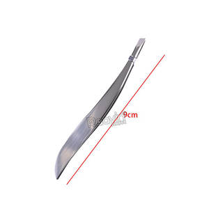 Pinzas para pestañas de cejas de acero inoxidable personalizadas de alta calidad para maquillaje pinzas para cejas con embalaje - Product Image 3