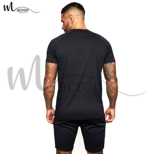 Ensemble de chemises d'été à manches courtes et col rond, couleur noire, haut de gamme, tissu doux de haute qualité, design unique, nouveauté - Product Image 2