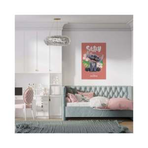 โปสเตอร์ภาพยนตร์ดิสนีย์ไลฟ์แอคชั่น ลิโลแอนด์สติทช์ ดีไซน์ทันสมัยสำหรับติดผนัง - Product Image 3