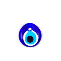 Perle ronde en verre faite à la main de 4 cm, amulette contre le mauvais œil, Nazar, provenant de Turquie, ornement de protection pour la maison