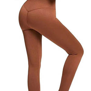 Meilleur prix du fabricant Leggings de yoga personnalisés Spandex/Nylon Scrunch Leggings pour les fesses pour les femmes avec marque de distributeur - Product Image 2