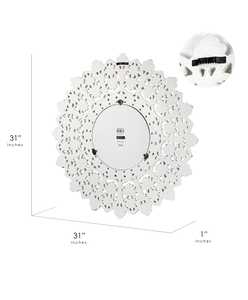 Marco de madera blanco de lujo, marco de fotos tallado a mano pesado para el hogar, restaurante, Hotel, decoración de pared, diseño de moda para fotos - Product Image 4