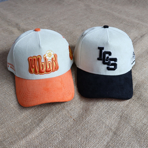 หมวกเบสบอล5แผงปักลายหมวกผ้าคอตตอน5แผง - Product Image 2