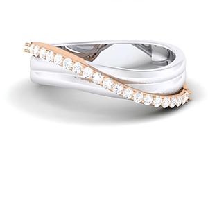 Anillo de diamante de oro sólido de lujo Natural & IGI Certified Glam Anillo de Diamante Real elegante Oro sólido IGI Certified Perfection - Product Image 5