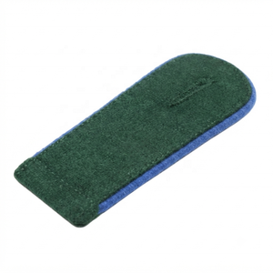 Épaulettes professionnelles traditionnelles vert bouteille avec passepoil bleu bleuet, accessoires d'uniforme personnalisés - Product Image 2
