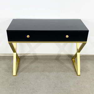 Commode moderne en métal et MDF avec finition chêne pour salon et chambre à coucher - Product Image 3