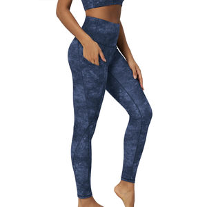 เลกกิ้งผู้หญิงดีไซน์ใหม่ แห้งเร็ว ใส่สบาย มีทุกขนาด เหมาะสำหรับออกกำลังกาย ฟิตเนส เอวยืดหยุ่น - Product Image 5