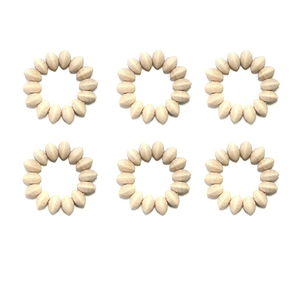 Servilleteros de madera, servilleteros de cuentas de madera de granja para decoración de boda, tamaño personalizado, los más vendidos - Product Image 4