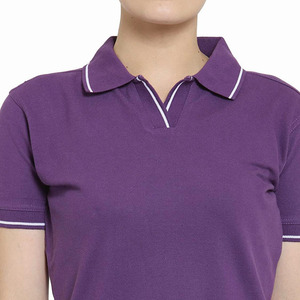 Customized Design <b>Ladies</b> Casual Wear <b>Polo</b> <b>Shirt</b> Short Sleeve Turndown Collar Cotton Made Slim Fit <b>Polo</b> <b>Shirt</b> - Product Image 4