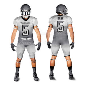 Ensemble de maillots de football américain personnalisés en gros, vintage, club, polyester, jeunes, sublimés, maille, adulte, twill, uniforme - Product Image 5