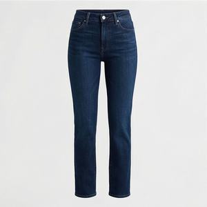 Jeans skinny taille haute pour femmes, coupe ajustée, denim extensible, vêtements décontractés confortables, tenue de tous les jours, pantalon de yoga - Product Image 1