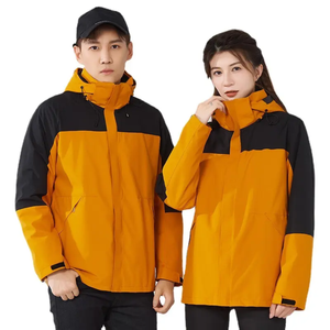 Veste de randonnée personnalisée pour hommes Veste imperméable Manteau coupe-vent respirant Veste d'extérieur à coque dure de haute qualité avec capuche complète - Product Image 3