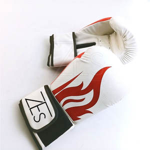 Guantes de boxeo profesionales hechos a medida Guantes de boxeo de cuero PU Guantes de boxeo de entrenamiento de lucha - Product Image 2