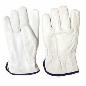 Gants de haute qualité, gants de sécurité générale en cuir, gants de travail pour chauffeur, fabricant de gants de travail - Product Image 3