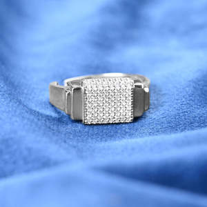 NOVAMART Fine Premium 925 Pure Sterling <b>Silver</b> <b>Rings</b> for <b>Men</b> Gold Plated with Adjustable Size Wholesale Export - Product Image 3
