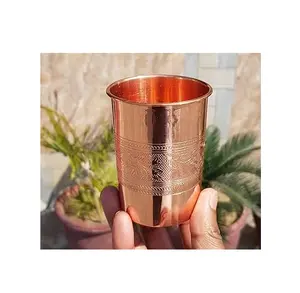 Fabricante e exportador Handmade Polido Copper Whisky Wine Glass Preço razoável Sublimação Shot Glass Copper Glass
