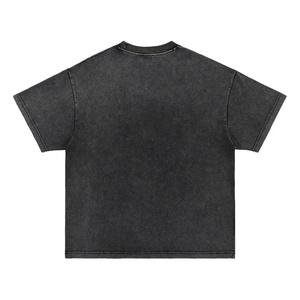 T-shirt à épaules tombantes vintage personnalisé y2k, T-shirt streetwear surdimensionné pour hommes, T-shirt en coton lourd, T-shirt délavé à la pierre - Product Image 2