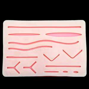 New Arrival <strong>Suture</strong> Practice Pad 3 Layer With 14 Wound Durable Silicon <strong>Skin</strong> <strong>Suture</strong> Practice Kit Medical Veterinarian Students - Product Image 5