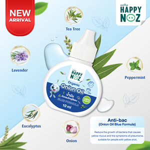 HAPPY NOZ Aceite de Cebolla Orgánico Fórmula Azul para Parches Bucales, Nasales y Corporales - Product Image 2