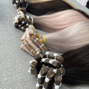 Extensions de cheveux humains Remy à double cuticule alignée vendeurs en gros russe 100% vierge naturelle humaine - Product Image 6