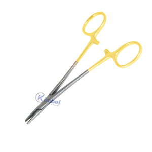 ชุดเครื่องมือผ่าตัดแบบใช้มือ KIMBEL German Steel ขนาด 6 นิ้ว พร้อมที่จับเข็มแบบสวีเดน สำหรับเย็บแผล - Product Image 4