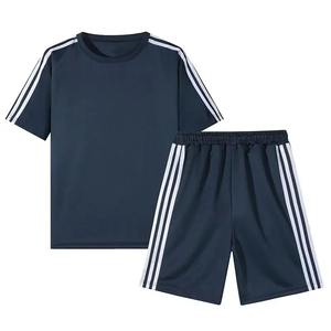 Ensemble de sport de basketball pour hommes, ensemble décontracté à manches courtes pour couple, ensemble deux pièces, shorts d'été, transfrontalier - Product Image 1