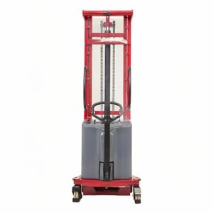 Semi-Electric Steel Stacker 1500 kg Capacity <b>Material</b> <b>Handling</b> Equipment - Product Image 2