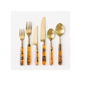 Mix Acrylic Decorative Theme Cutlery <b>Set</b> Painted Finishing with Multiple Size and Shaped Designs <b>Flatware</b> <b>Sets</b> - Product Image 4