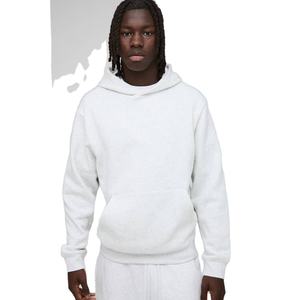 Sweat à capuche 430GSM en tissu extensible lourd avec poche kangourou, logo personnalisé, impression par transfert thermique, unisexe, surdimensionné, hiver - Product Image 1