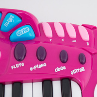 Handle Battery Operated Electronic Educational Kids Toy Keyboard Multifunction Instruments