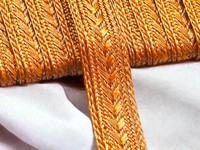 Ruban Tressé en Bronze 10mm 20mm, Galon Métallique Tressé, Garniture de Broderie Bronze, Sfifa Marocaine Ethnique, Dentelle, Mercerie Vintage 2025