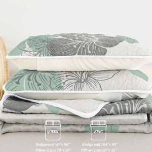 Ensemble de couette thermique thérapeutique textile de maison Collections de draps de lit King Size Vente de literie en coton respectueux de la peau - Product Image 4