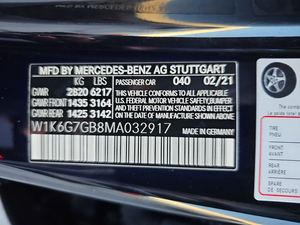 LISTO PARA ENVIAR 2021 M-ercedes-Benz S-CIass S 580 Sedan 4MATIC - Product Image 2