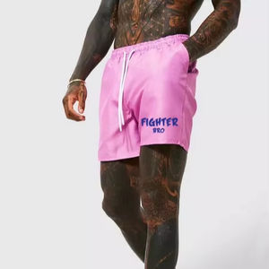 Pantalones cortos para correr para hombre, tela elástica suave que absorbe la humedad, comodidad transpirable, perfecta para deportes y fitness diario - Product Image 1