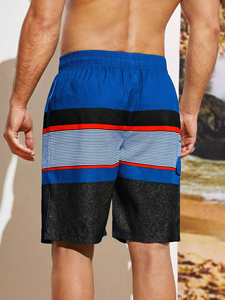 OEM Maillot de bain de haute qualité pour hommes High Street Style Solid Pattern Printed Oversize Surf Shorts Sublimation Beach Wear for Youth - Product Image 2