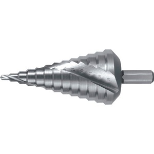 RUKO HSS Spiral Fluted <b>Step</b> <b>Drill</b> Bit 4-39mm Drilling Range 2 Cutting Edges 13 <b>Steps</b> for Metal Crafts - Product Image 1
