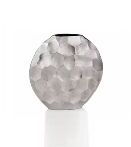 Vase à fleurs en acier inoxydable pour décoration intérieure moderne pour la décoration de table centrale de table - Product Image 1