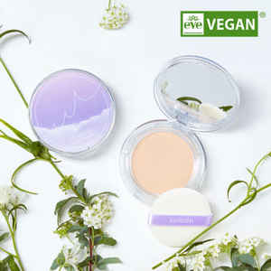 Fiore in polvere lenitivo effetto sfocatura dei pori vigilia Vegan certificato fondotinta libero separabile facile da usare Koean cosmetico in polvere pressata - Product Image 1