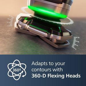 Afeitadora Eléctrica Rotatoria para Hombre, Uso en Seco y Húmedo, Recortadora de Barba Extraíble, Base de Carga con Caja de Limpieza, Estuche de Viaje - Impermeable IPX7 para Uso Corporal - Product Image 4