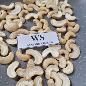 ลดกระหน่ำ! เม็ดมะม่วงหิมพานต์แยกสีขาว santigo เม็ดมะม่วงหิมพานต์หัก Kaju badam ต่ำ MQ - Product Image 1