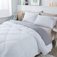 Échantillon gratuit couette alternative en duvet réversible extra chaude ultra douce lavable en machine literie couette insérer pour toutes les saisons
