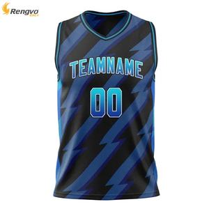Uniforme de baloncesto personalizado con diseño de logotipo del equipo Jersey cosido Ropa de talla grande Técnica de sublimación - Product Image 4
