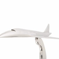 Modèles authentiques d'avion Concorde en aluminium poli, design Art Déco, modèle de table, objet de collection, décoration d'intérieur