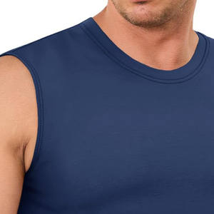 Camiseta deportiva sin mangas personalizada para entrenamientos de gimnasio Camiseta sin mangas de secado rápido para ropa de entrenamiento y camisetas de chaleco para correr - Product Image 3