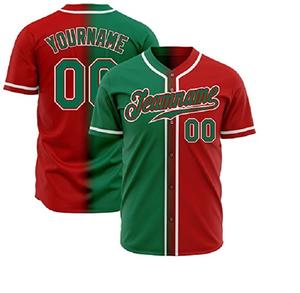 Jersey de béisbol transpirable de alta calidad Tipo de patrón sólido - Product Image 4