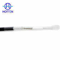 Câble coaxial RF ultra flexible Hotten 5,0 mm à faible perte 50 Ohm 26,5 GHz, câble blindé pour antennes, assemblages de câbles de test
